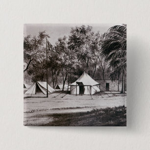 Badge Carré 5 Cm Camp de seigneur Wolseley's chez Korti