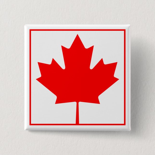 Badge Carré 5 Cm canada (Devant)
