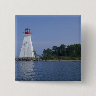 Badge Carré 5 Cm Canada, Nouvelle-Écosse, Île du Cap-Breton,