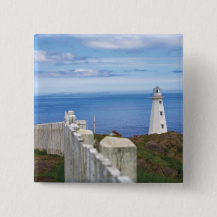 Badge Carré 5 Cm Canada, Terre-Neuve, Cape Spear National 3