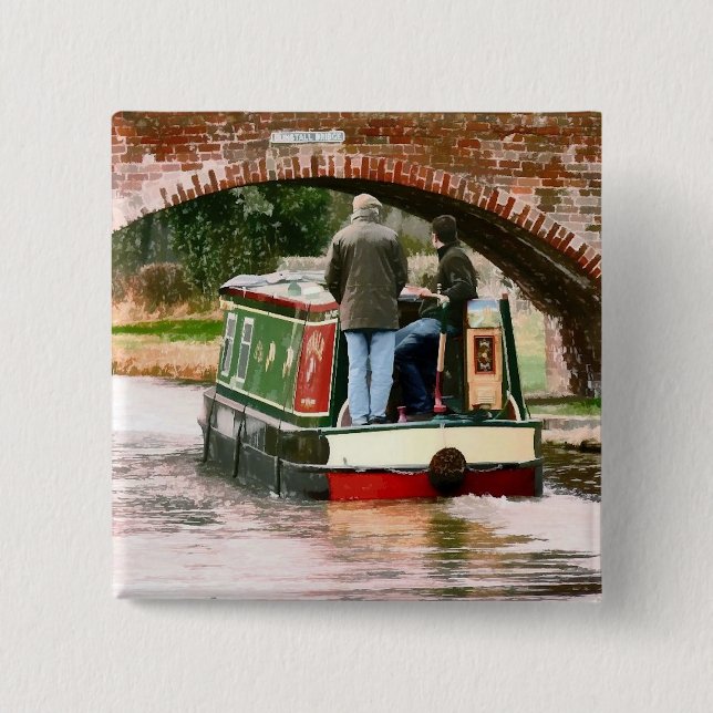 BADGE CARRÉ 5 CM CANAUX (Devant)