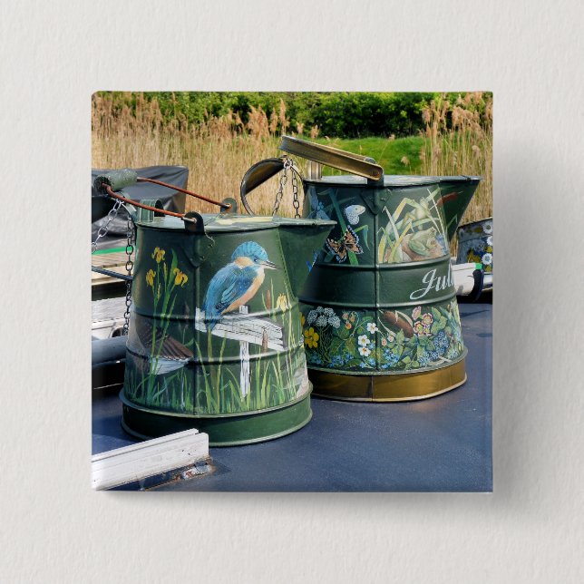 BADGE CARRÉ 5 CM CANAUX (Devant)