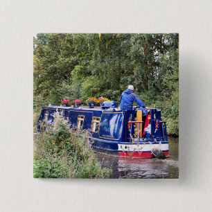 BADGE CARRÉ 5 CM CANAUX