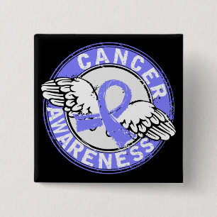 Badge Carré 5 Cm Cancer de la prostate de la conscience 14
