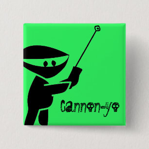 Badge Carré 5 Cm Canon-yo