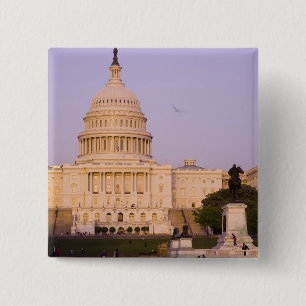 Badge Carré 5 Cm Capitole des États-Unis, Washington D.C. (District