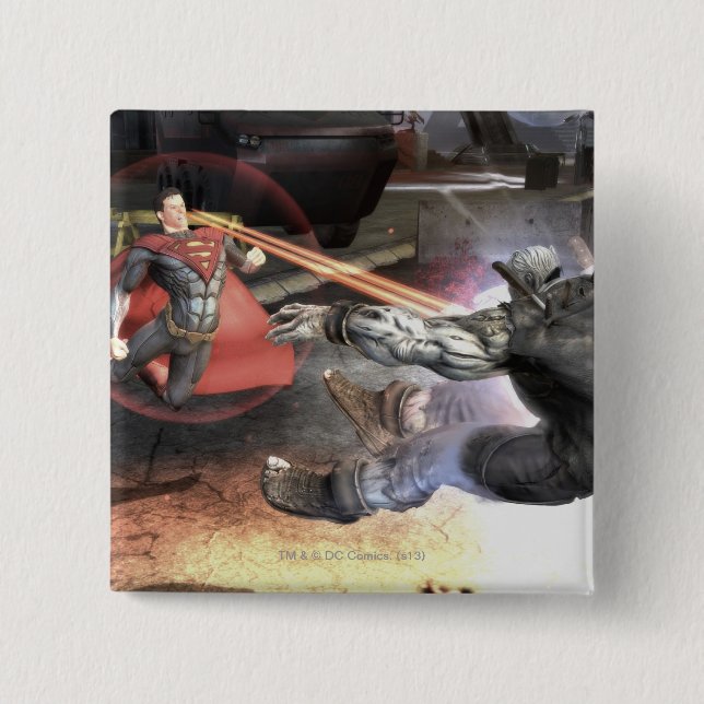 Badge Carré 5 Cm Capture d'écran : Superman vs Batman 2 (Devant)
