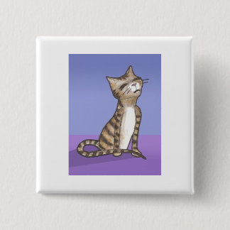 Badge Carré 5 Cm Caractère de galerie d'art d'Anime de Shakari