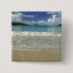 Badge Carré 5 Cm Caraïbes, Îles Vierges américaines, St.Thomas, 6