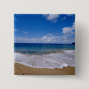 Badge Carré 5 Cm Caraïbes, Petites Antilles, Antilles, 4