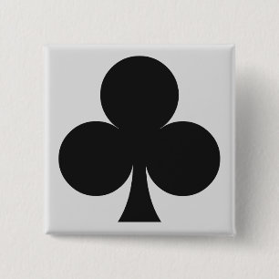 Badge Carré 5 Cm Card Player buttons - Club