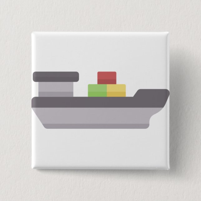 Badge Carré 5 Cm cargo (Devant)