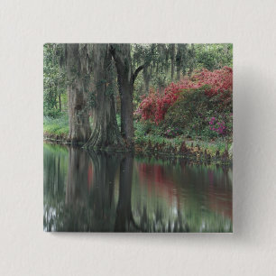 Badge Carré 5 Cm Caroline du Sud, Charleston