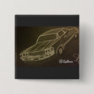 Badge Carré 5 Cm carré bouton bébé