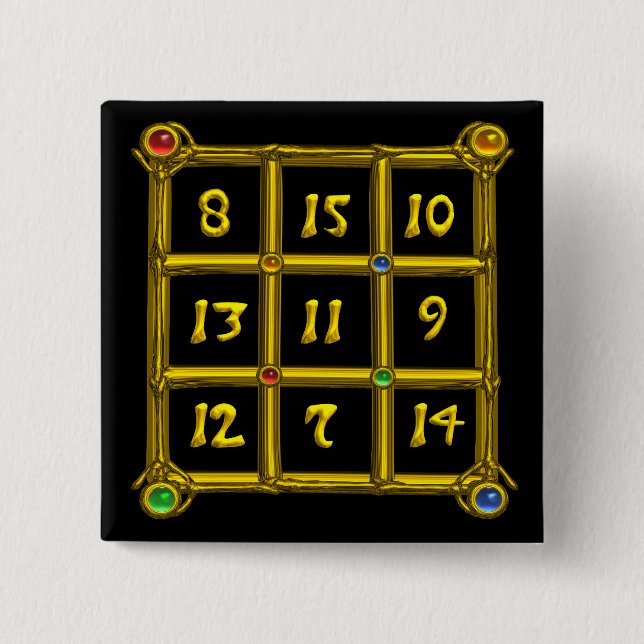 BADGE CARRÉ 5 CM CARRÉ MAGIC 33 (Devant)