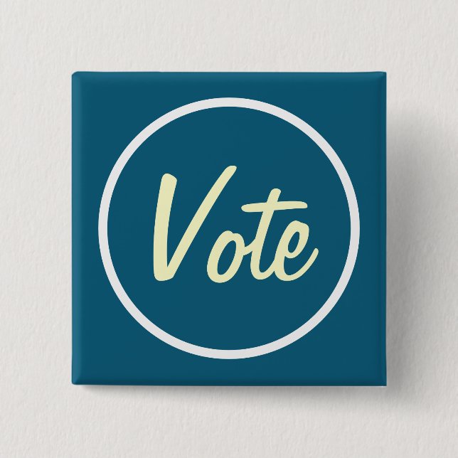 BADGE CARRÉ 5 CM CARRÉ VOTE (Devant)