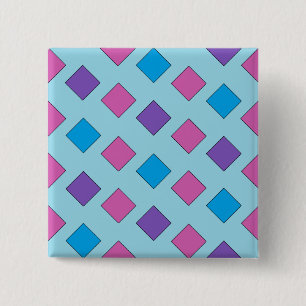 Badge Carré 5 Cm Carrés Abstraits