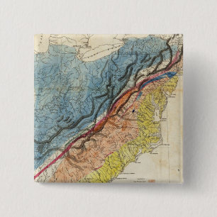 Badge Carré 5 Cm Carte des États-Unis d'Amérique 3