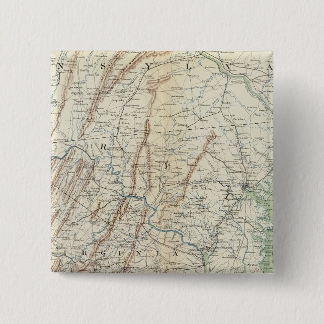 Badge Carré 5 Cm Carte Gen I (Devant)