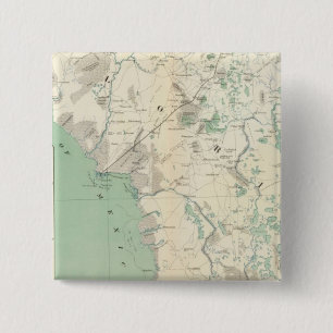 Badge Carré 5 Cm Carte Gén XI