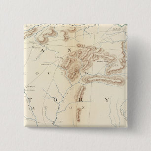 Badge Carré 5 Cm Carte Gén XXIV