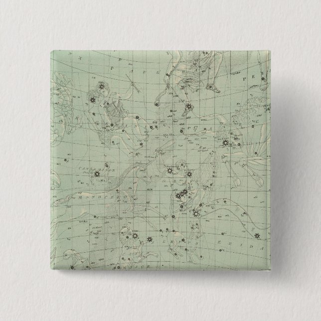 Badge Carré 5 Cm Carte Star (Devant)