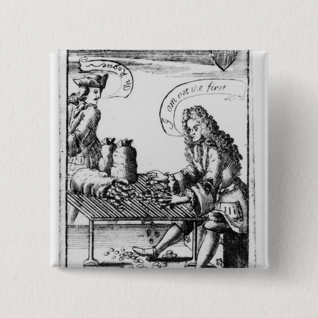Badge Carré 5 Cm Cartes de jeu commémorant (Devant)
