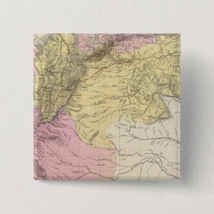 Badge Carré 5 Cm Cartes militaires historiques du Venezuela