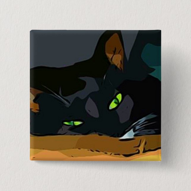 Badge Carré 5 Cm Cartoon Lucy (Devant)