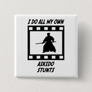 Badge Carré 5 Cm Cascades d'Aikido