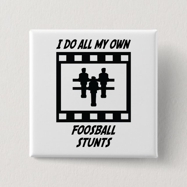 Badge Carré 5 Cm Cascades de Foosball (Devant)
