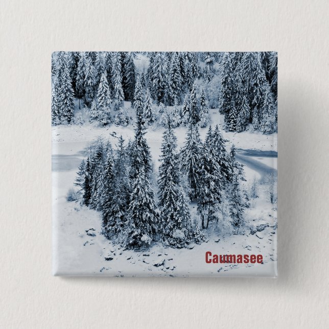 Badge Carré 5 Cm Caumasee (Devant)
