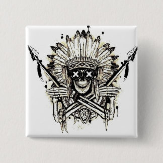 Badge Carré 5 Cm Cavaliers renégats