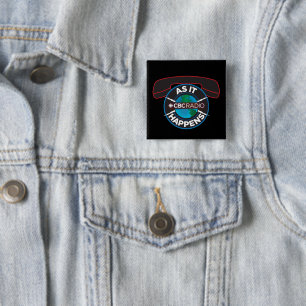 Badge Carré 5 Cm CBC Telle qu'elle se produit