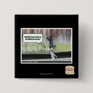 Badge Carré 5 Cm Ce ne serait pas plus facile