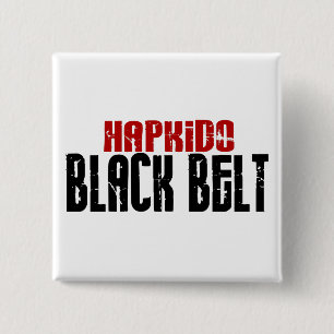 Badge Carré 5 Cm Ceinture noire de Hapkido