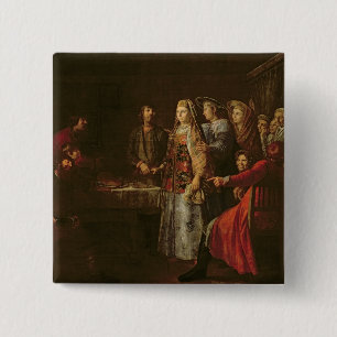 Badge Carré 5 Cm Célébration de l'accord de mariage, 1777