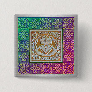 Badge Carré 5 Cm Celtic knots