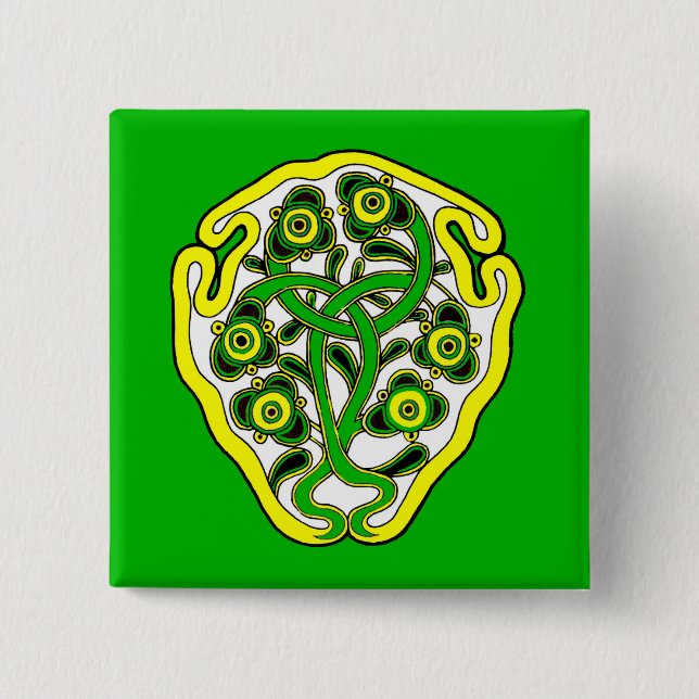 Badge Carré 5 Cm Celtic symbol (Devant)