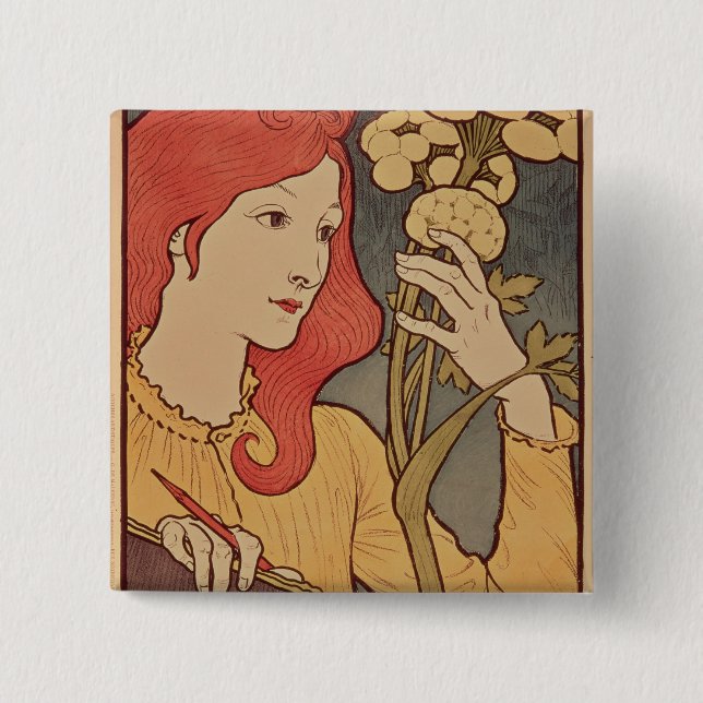 Badge Carré 5 Cm Cent de DES de salon, 1894 (Devant)