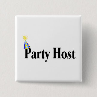 Badge Carré 5 Cm Centre serveur de partie (casquette)