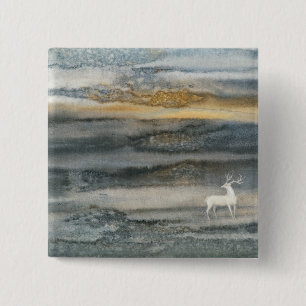 Badge Carré 5 Cm Cerfs communs