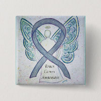 Cerveau Cancer Ange Sensibilisation Pins à ruban