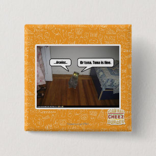 Badge Carré 5 Cm cerveaux