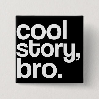 Badge Carré 5 Cm c'est cool, mon pote.bouton