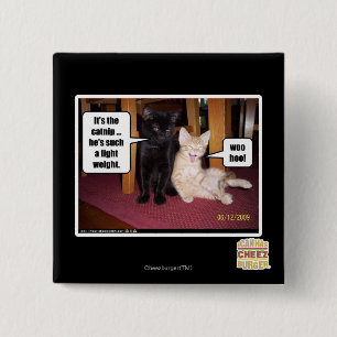 Badge Carré 5 Cm C'est la bête