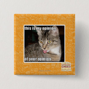 Badge Carré 5 Cm c'est mon avis