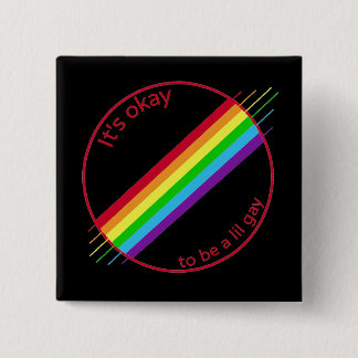 Badge Carré 5 Cm C'est Pin correct