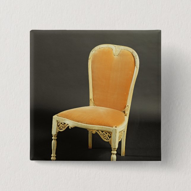 Badge Carré 5 Cm Chaise indienne, c.1820 (Devant)