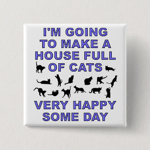 Badge Carré 5 Cm Chambre complètement de Madame drôle Button Badg